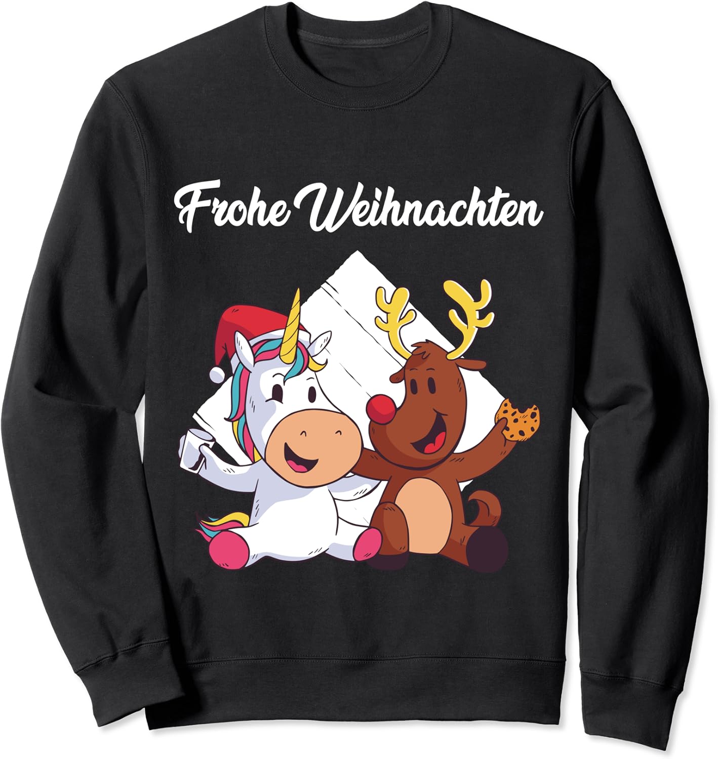Frohe Weihnachten Baby Einhorn & Rentier Geschenk Sweatshirt : Amazon